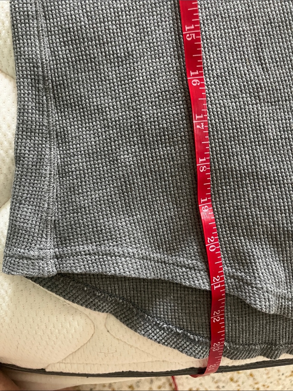 Waffle Knit Tee lululemon athletica love crew
Gray Short Sleeve Top - Picture 7 of 7